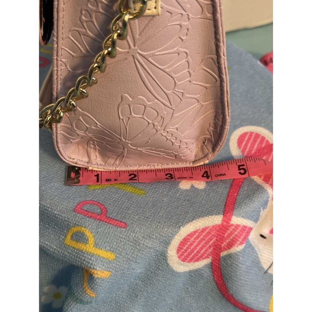 Pre-Owned Betsey Johnson Luv Crossbody Quilted Purse Excellent Condition - Picture 13 of 16